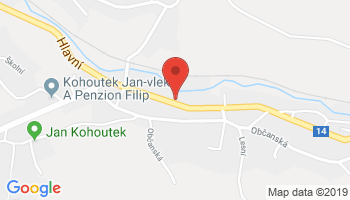 Google map: Smržovka, hlavní 1161